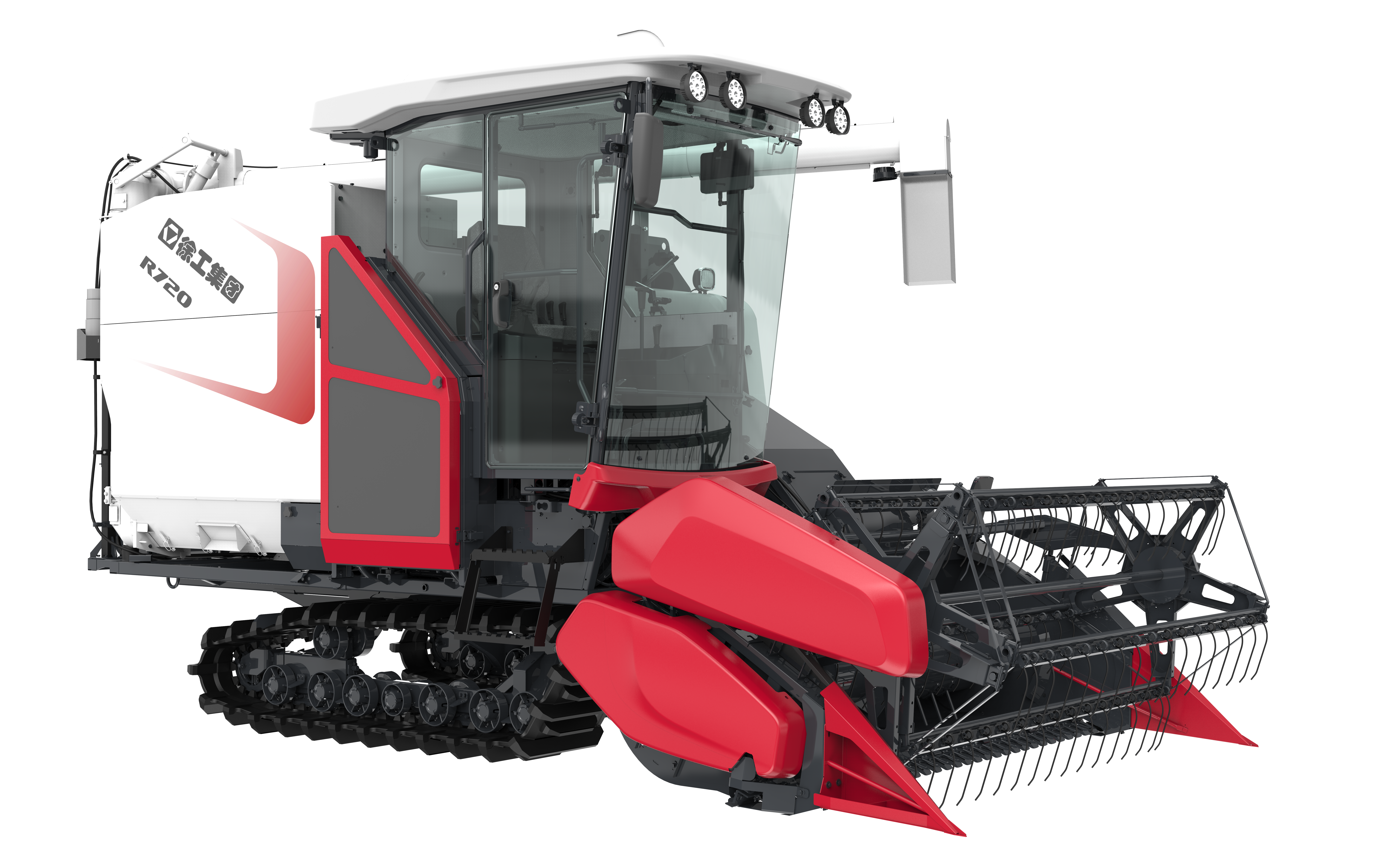 XR720履带自走全喂入式谷物联合收割机