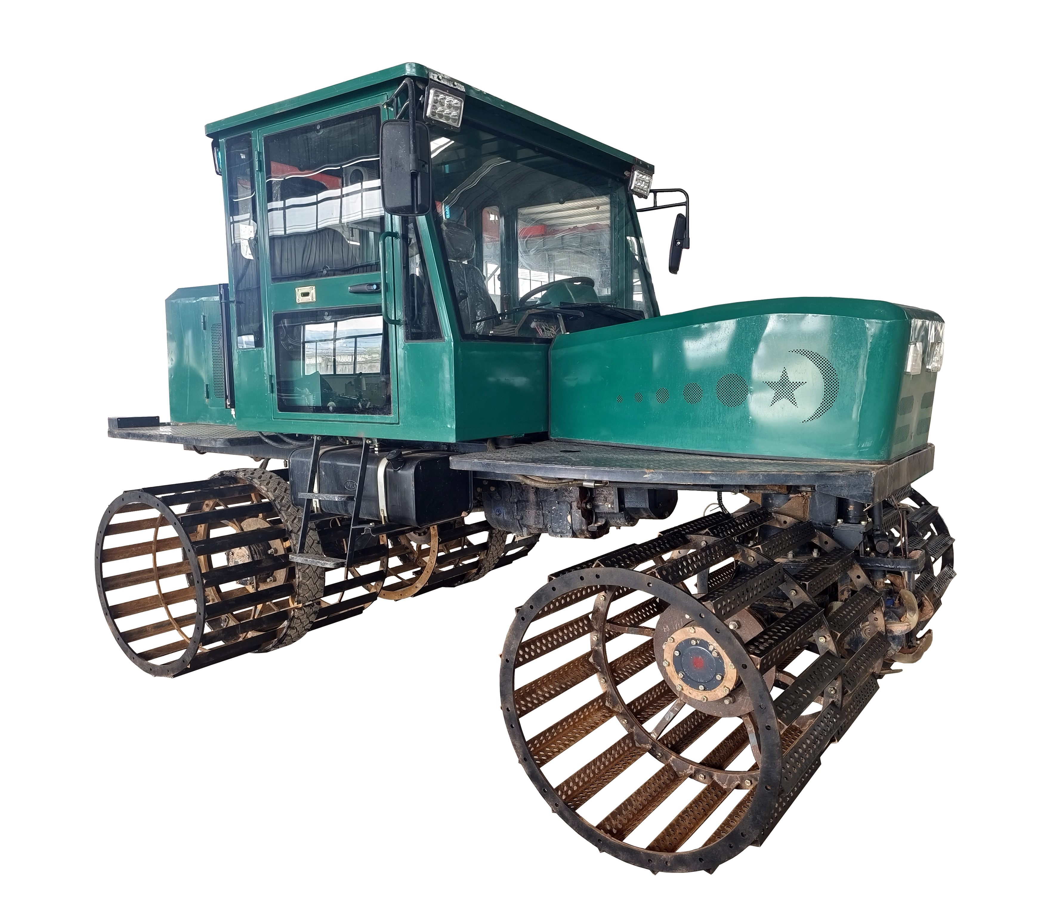 YX-1204自走式埋茬起浆整地机