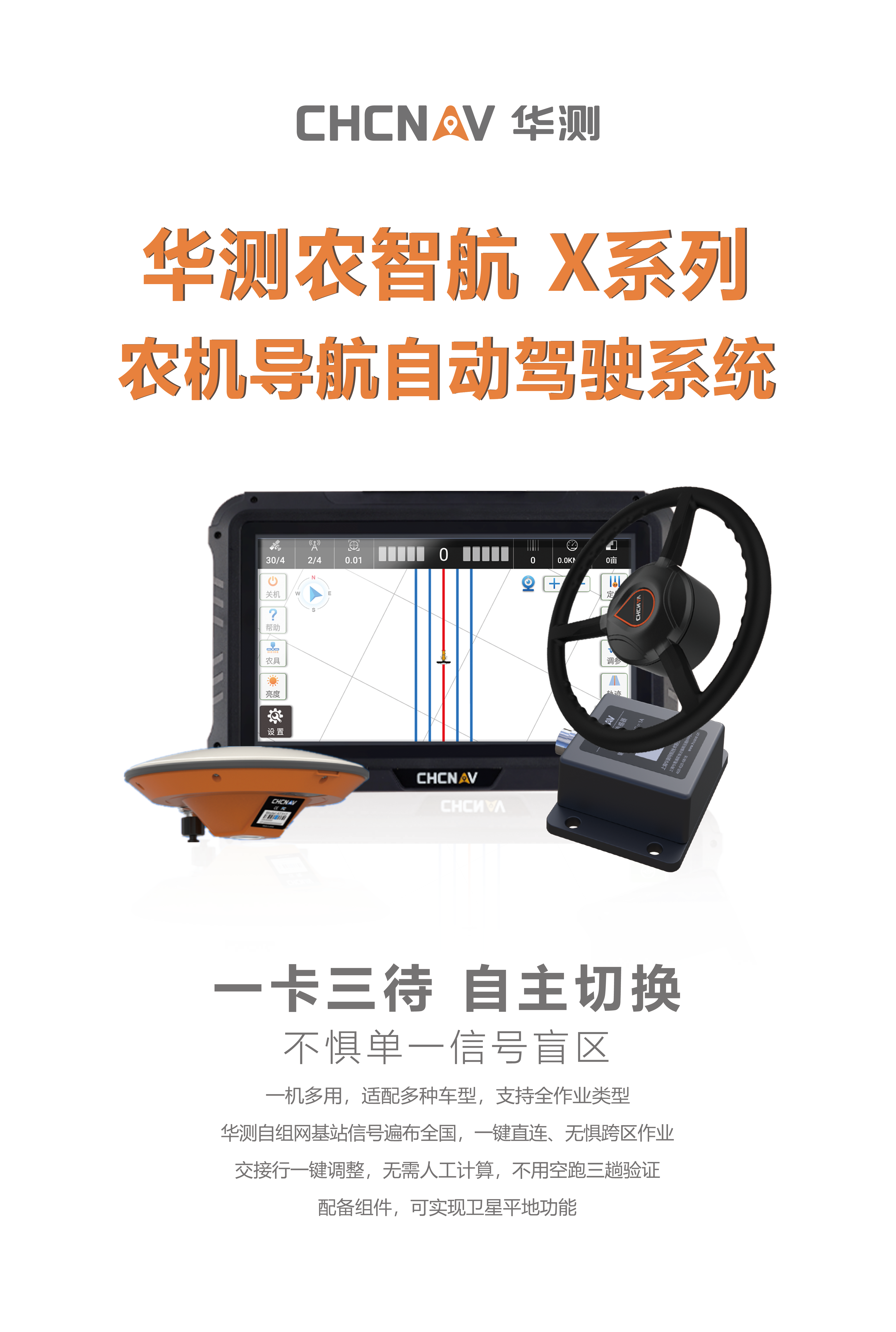 农智航X系列农智航X系列农机导航自动驾驶系统