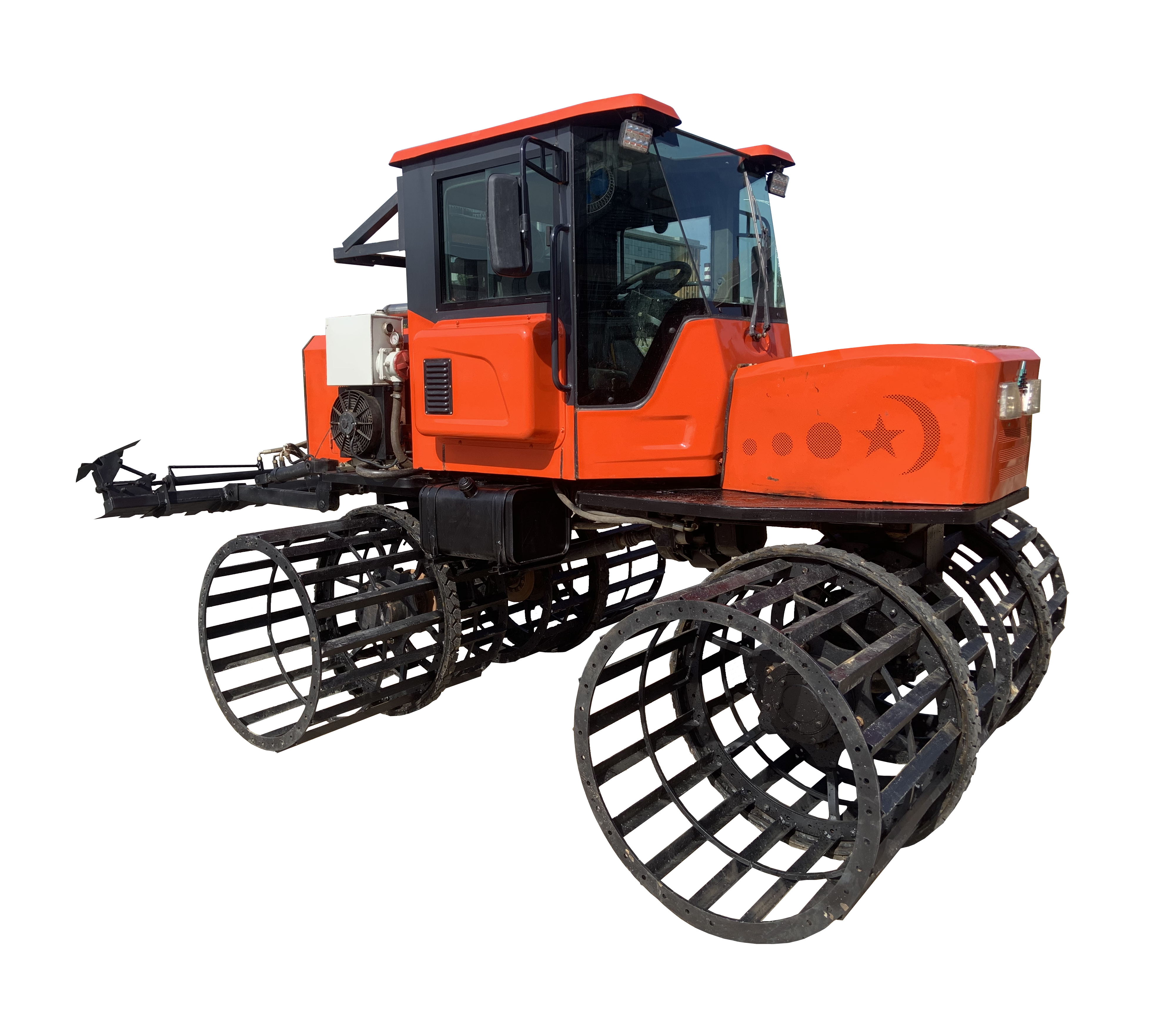 YX-804自走式埋茬起浆整地机