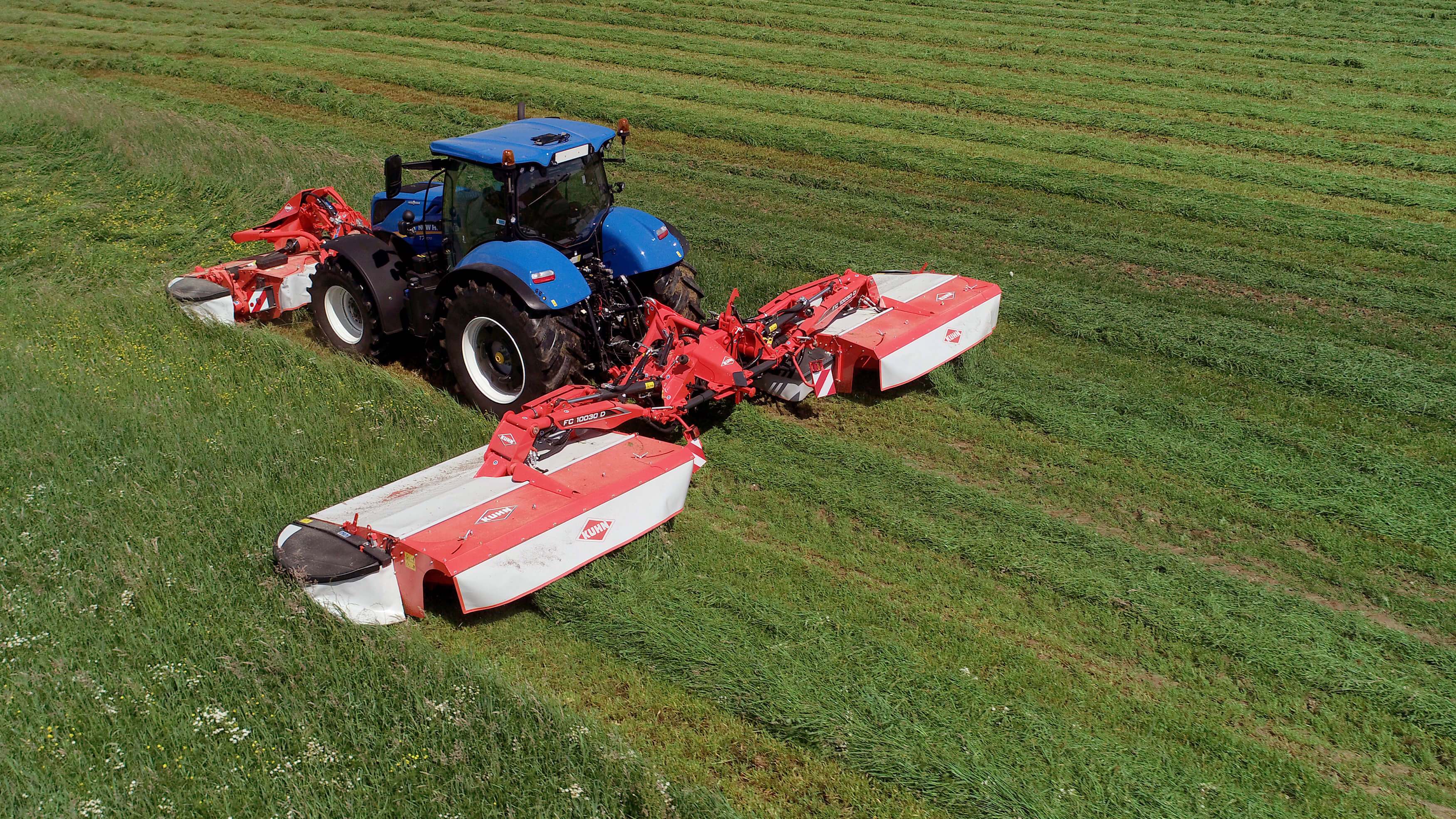 FC10030R三联式割草压扁机