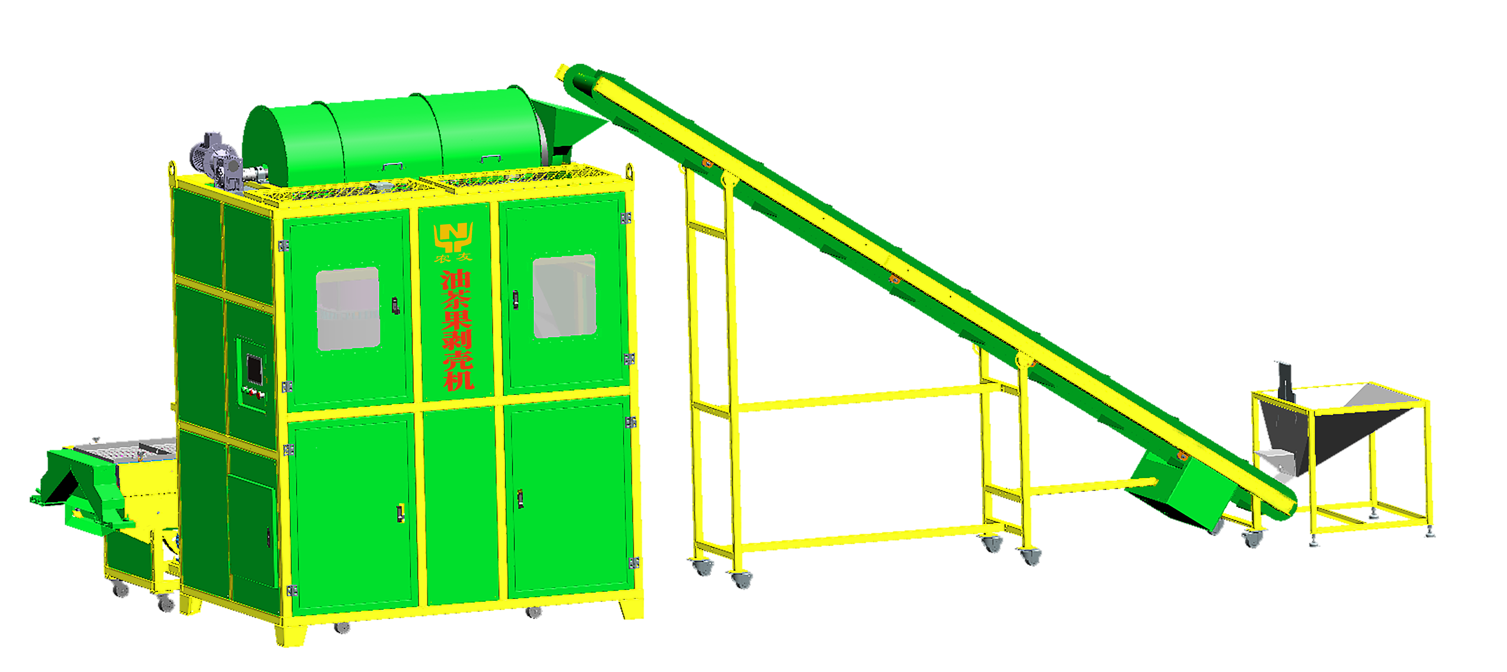 6BC-1000油茶果剥壳机清选一体机