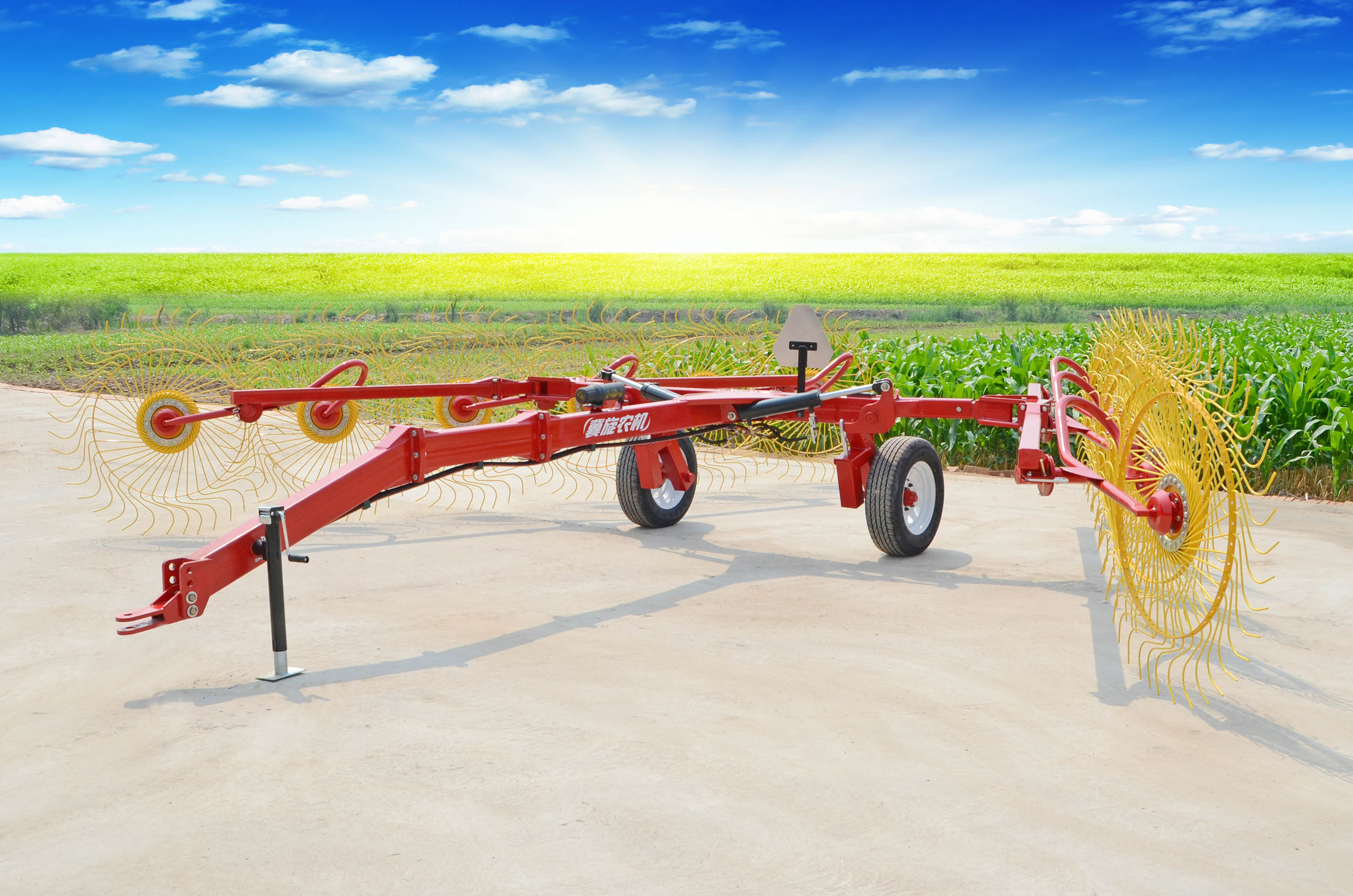 9LZY-7.5指轮式搂草机