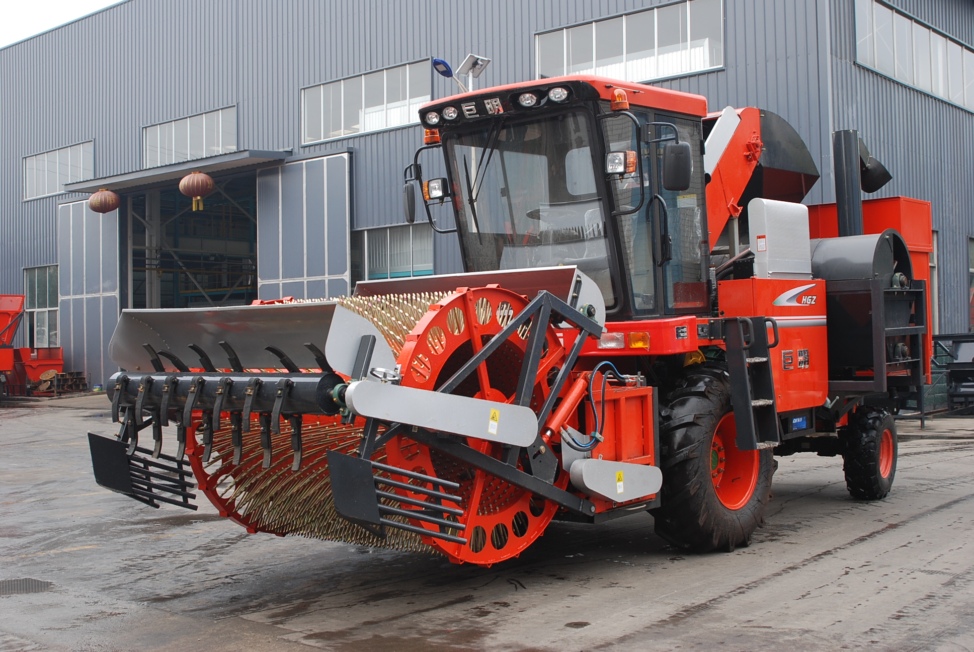 4HGZL-3000自走式葫芦打瓜籽粒收获机